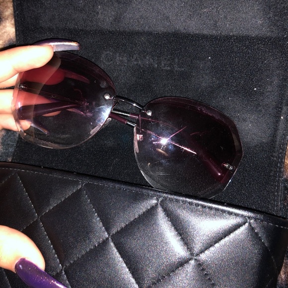 Chanel round sunglasses - Picture 3 of 5